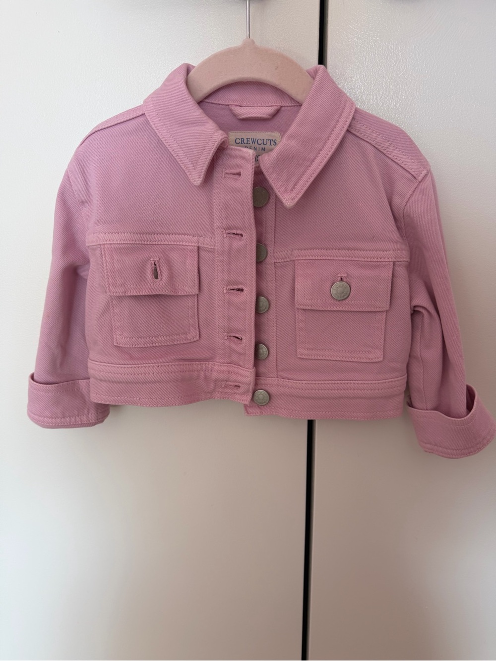 Crewcuts Pink Cropped Jacket